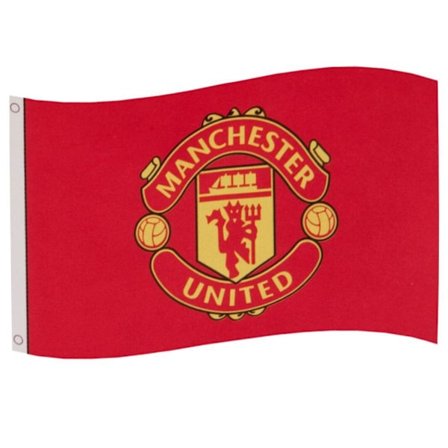 Manchester United FC Flag One Size Rød Rød