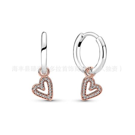 Hvide kobberbelagte sølv stedmoderblomst blå sommerfugl rosaguld sol og måne øreringe øreringe gave