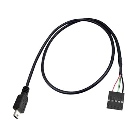 USB 2.0 Mini 5Pin uros - 9Pin naaras adapterikaapeli 2.54 USB-otsikko emolevy