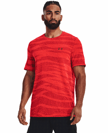 Under Armour Seamless Novelty SS Bolt Red/Chestnut Red
