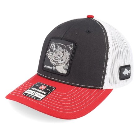 Skillfish - Laxborre Mono 112 Black/White/Red Trucker Trucker Black Cap - @ Hatstore