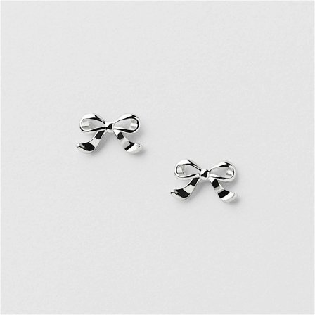 Bow Studs - STERLING SILVER - Safira