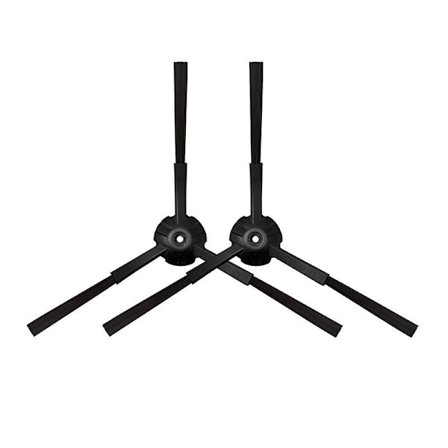 Sidebørster Udskiftning Kompatibel Robotstøvsuger Tilbehør (4stk, Sort)