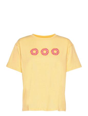 Organic T-Shirt Ss T-shirt Top Gul Barbara Kristoffersen By Rosemunde