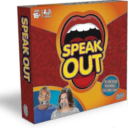 Speak Out Tandbøjlespil, Sjovt Mundstykkeudfordringsspil, Festlegetøj til Børn Voksne, Interaktive Rekvisitter til Taleudfordring