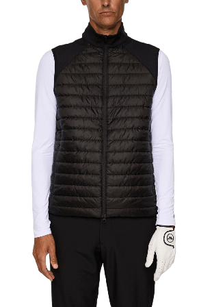 J.Lindeberg Hayden Quilt Hybrid Vest Västar Herr Svart XXL
