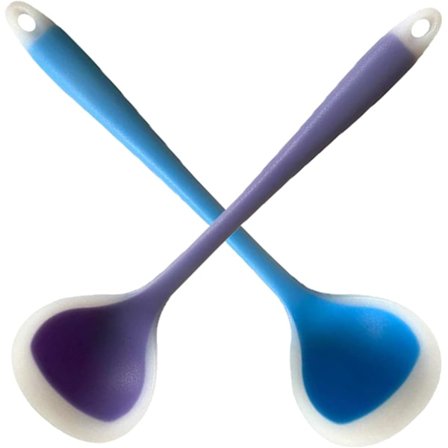 Varmebestandig silikonsuppe skje silikonserverings skje kitche