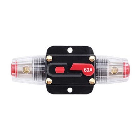 60A Kredsløbsafbryder Sikringer 12-24V til Bil Marine Båd System Beskyttelse Stereo Audio Inverter Switch