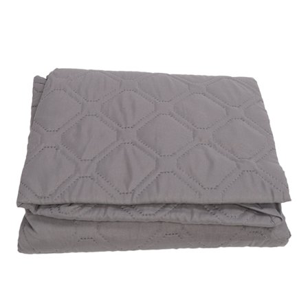 Vandtæt Støvtæt Bomulds Madrasbetræk Sengbeskytter til Børn og Ældre Grå 135x190cm 53x75in 45cm 18in