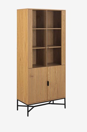 NORDFORM - Jaipur-vitriinikaappi - Luonnonväri - Kaapit - - Homeroom