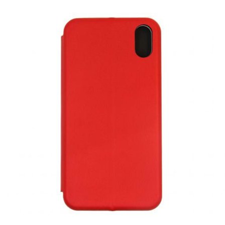 Flip Stand Leather Case For iPhone XR Red
