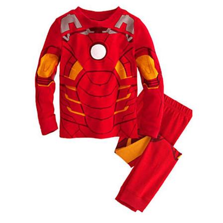 Pojkars 2-delad pyjamasset med skjorta och byxor Color 3 120