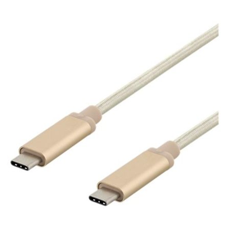 DELTACO USB-C to USB-C cable, 1.5m, 40W USB PD, 10 Gbps