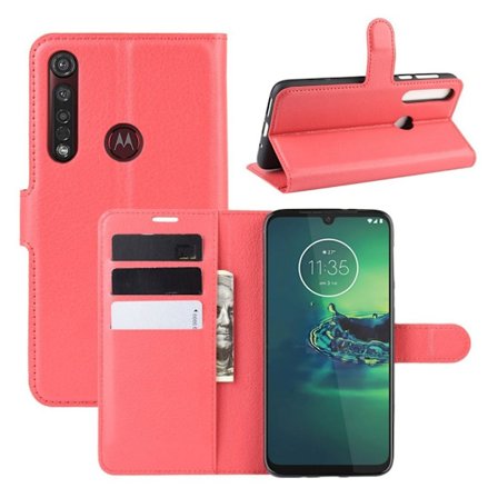 Classic Motorola Moto G8 Plus fodral - Röd