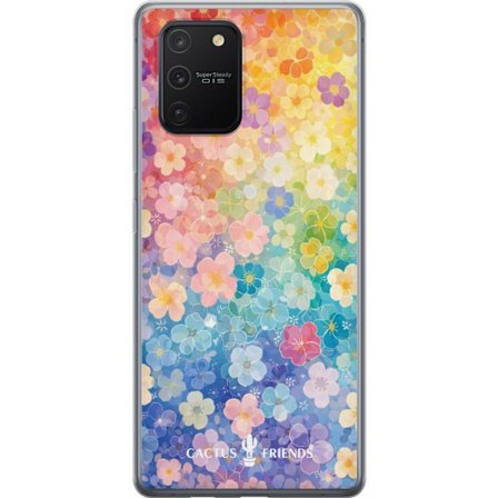 Kompatibelt Mobildeksel til Samsung Samsung Galaxy S10 Lite Cactus and Friends – RainbowBloom