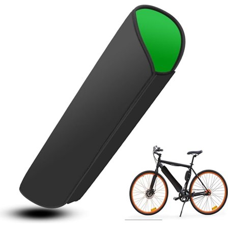 Elcykel batteribeskytter - egnet til 28-34cm cykelstel - grøn