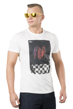 Tričko Dainese Demon-Flower 72 Bílá S