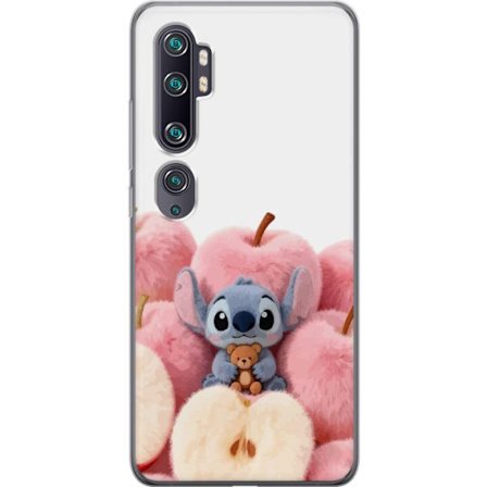 Kompatibel Mobilcover til Xiaomi Xiaomi Mi Note 10 Farverig collage med futuristiske pigegruppe karakterer, hjerter og glitter i moderne pop og k pop