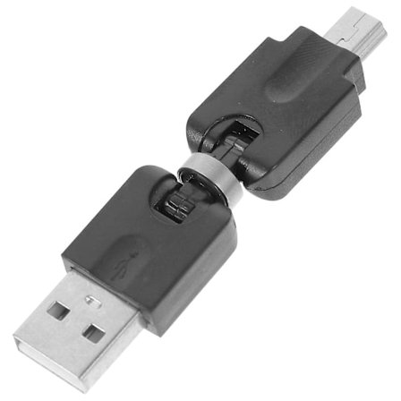 USB-adapter Mini USB Hane Till USB 5-stifts Konverterare Förlängare För Powerbank Laptop