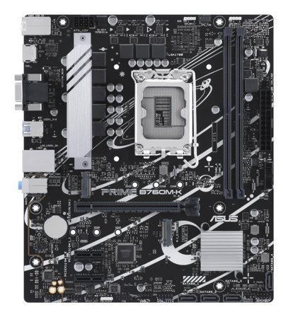 ASUS PRIME B760M-K - hovedkort - mikro ATX - LGA1700-sokkel - B760