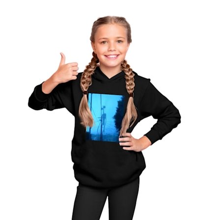 Kids Siren Head Hoodie Sweatshirt Langermet topp for barn
