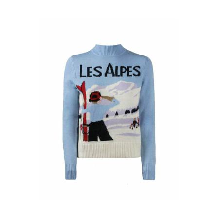 MC2 Saint Barth, Knitwear Blauw, Dames, Maat:S