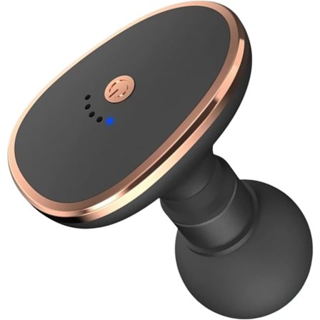 Mini massasjepistol i lommeformat: Muskelrestitusjon og smertelindring, for nakke, rygg og mer, USB-oppladbar, kraftig portabilitet