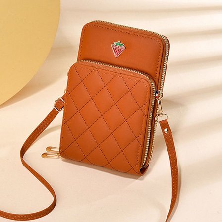 Skulderrem Taske Mini Telefon Taske BRUN