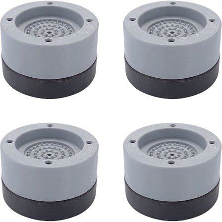4-pack Antivibrationsdynor, stapelbara, ljuddämpande, halkfria dynor för tvättmaskin