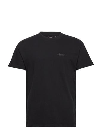 Anf Mens Graphics T-shirts Short-sleeved Svart Abercrombie & Fitch