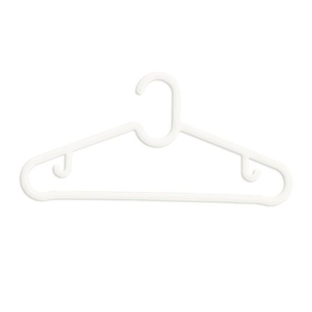 10 stk Kleshengere Dressjakke Bukse Klær Kleshengere (hvit