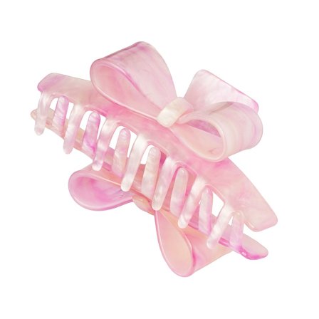 KICKS Beauty Claw Clip Pastel Bow Pink, Hår, Hårpynt, Hårklemmer