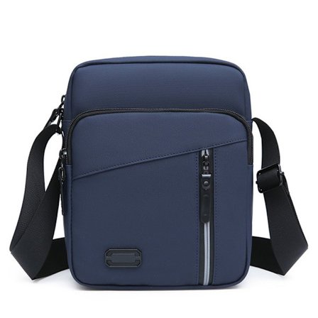 Anti-tyveri skulderveske, stilig og praktisk skulderveske, multifunksjonell skulderveske, skulderveske med flere rom, unisex, for sportsreiser og 