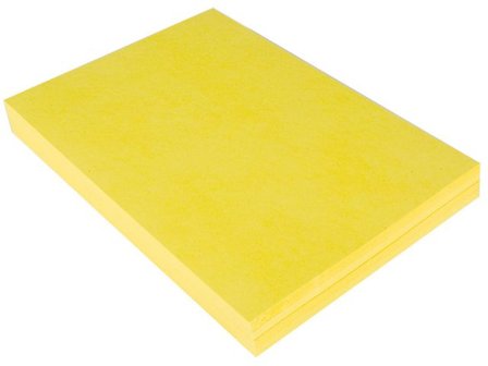 Gladkartong A3 Citrongul 180g 20 ark - Lyreco - Skola och förskola - Hobbypapper - Kartong