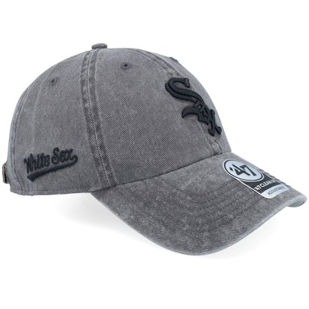 47 Brand - Chicago White Sox Eldin Clean Up Cinder Dad Cap Unconstructed Black Cap - MLB @ Hatstore