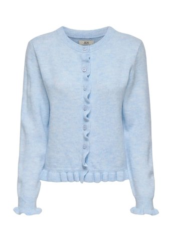 Jdyletty L/S On Frill Cardigan Knt Noos Blue JDY