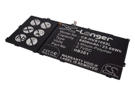 Batteri till Notebook, Bärbar dator för Huawei MediaaPad 10FHD, MediaaPad S10 m.fl.