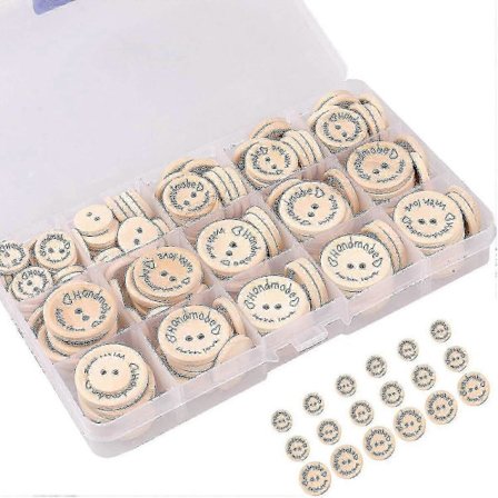 Treknapper, 150 stk, Håndlagde treknapper