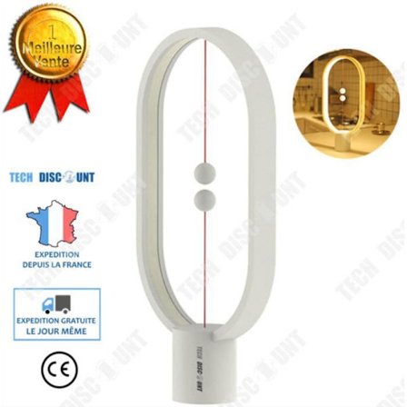 Sänglampa - TD - Uppladdningsbar USB - Vit - LED - Contemporary design