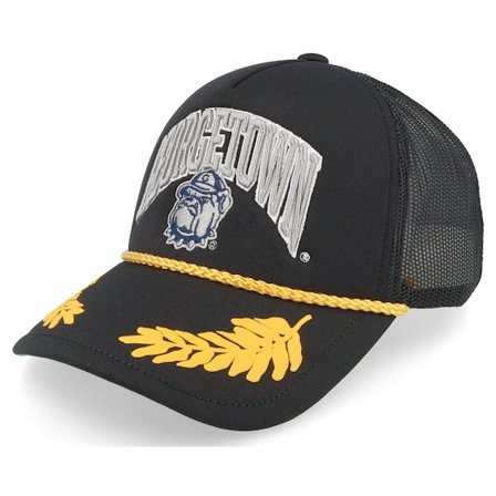 Mitchell & Ness - College Sort trucker Kasket - Georgetown Hoyas Gold Leaf Vintage Trucker @ Hatstore
