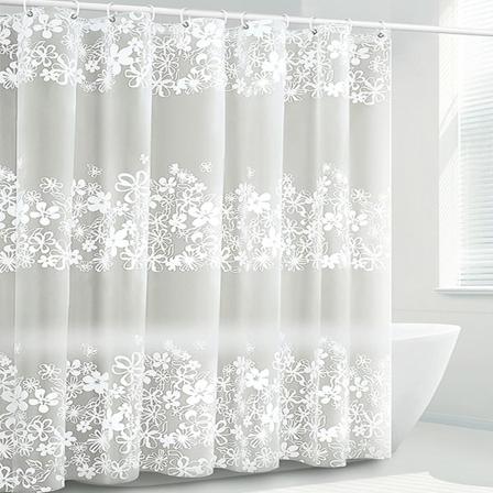 Suihkuverho 180x180cm Vedenpitävä ja homeenkestävä PEVA