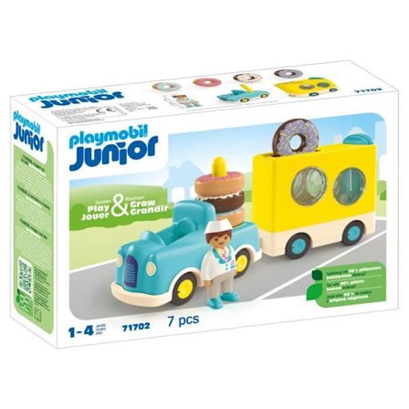 PLAYMOBIL Junior 71702 Junior Donut Truck, Från 12 månader