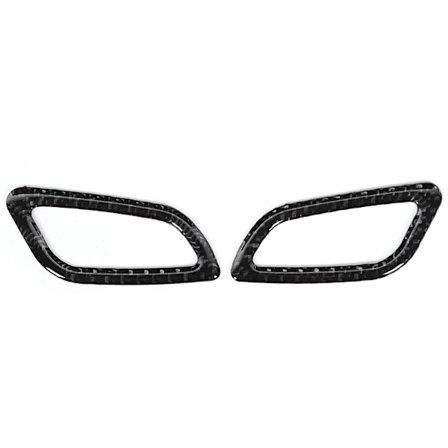 2 kpl Pehmeä Hiilikuitu Kojelaudan Ilmaventtiilin Ulostulon Peite Trimmi Sopii Buick Regal 2017-2020