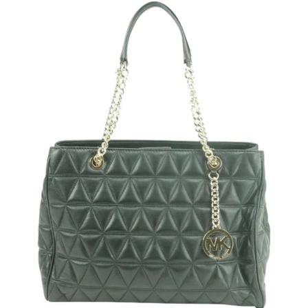 Michael Kors Pre-owned, Pre-owned Leather totes Groen, Dames, Maat:ONE Size