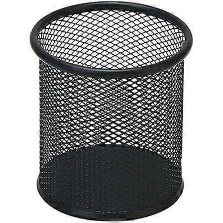 Musta kynäteline pöydälle, musta metalliverkko kynäteline pöydälle toimistoon, kynien järjestäjä