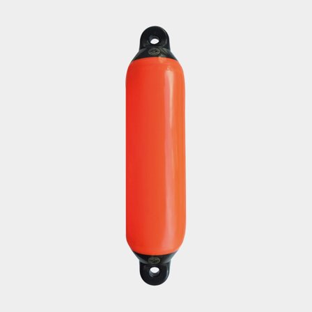 Defensa Dan-Fender Heavy Duty 520, 54 cm, Ø12.5 cm, naranja con parte superior negra