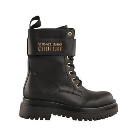 Versace, Boots Zwart, Dames, Maat:37 EU,leer