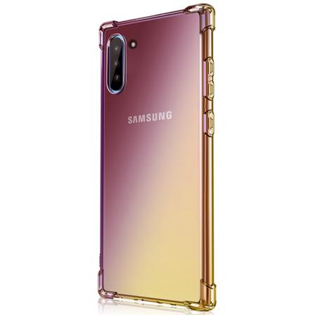 Samsung Galaxy Note10 - Kraftig beskyttelsesdeksel fra Floveme Svart/Guld
