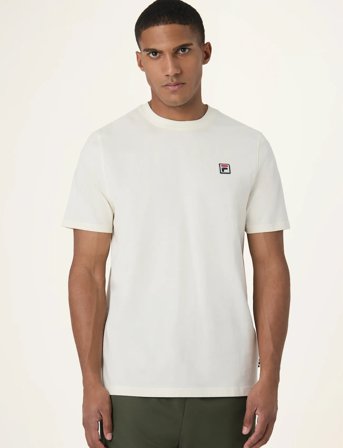 FILA Biella Regular Short Sleeve T-Shirt - Cream - XL