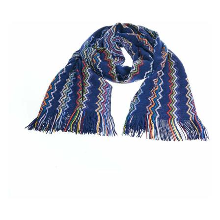 Missoni Missoni Halstørklæde Blå, Herre Halstørklæder og Tørklæder, Størrelse: ONE Size